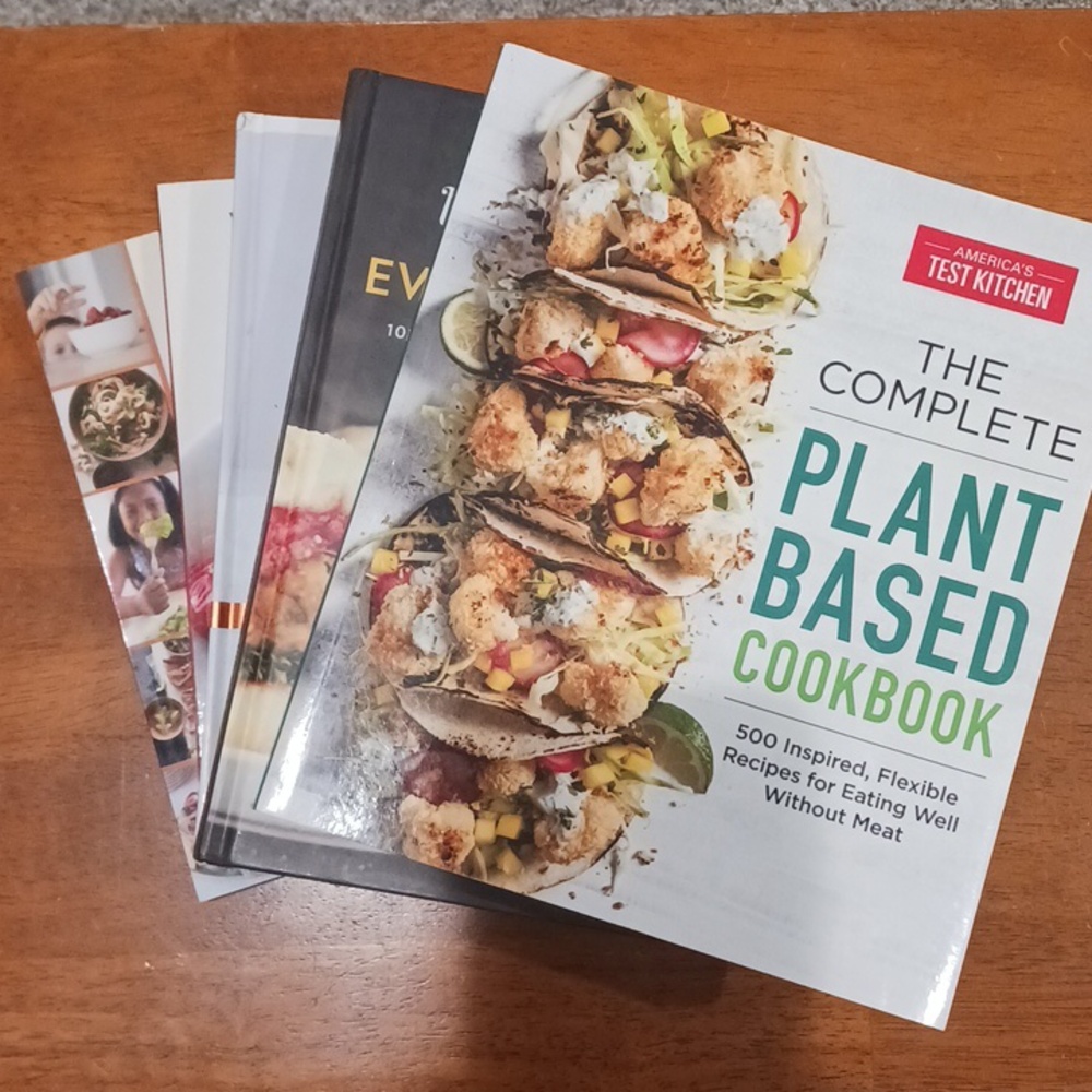 Set of 5 Plant Based Cookbooks